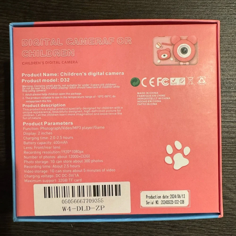 NWT! Kids Digital Camera